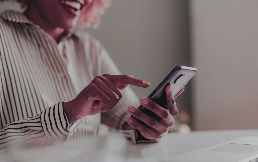 A Woman On Her Phone